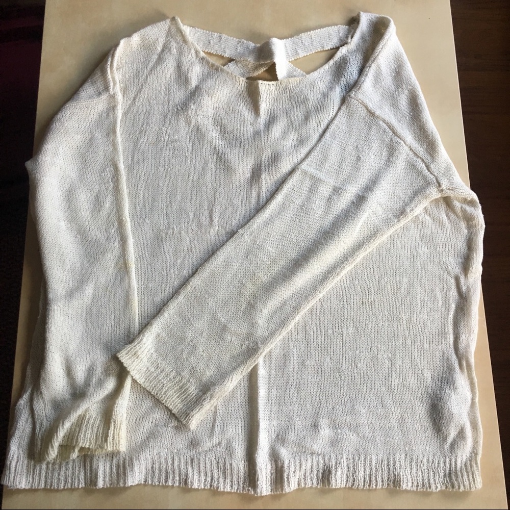 White sweater